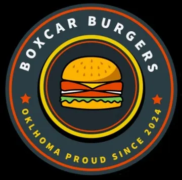 Business logo for Boxcar Burgers