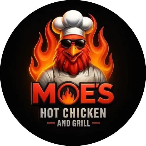Business logo for Moe's Hot Chicken and Grill