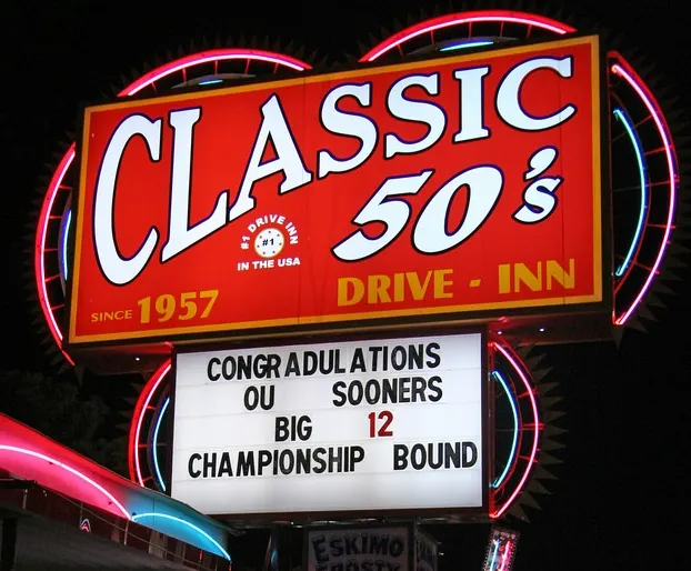 Business logo for Classic 50's Drive-In